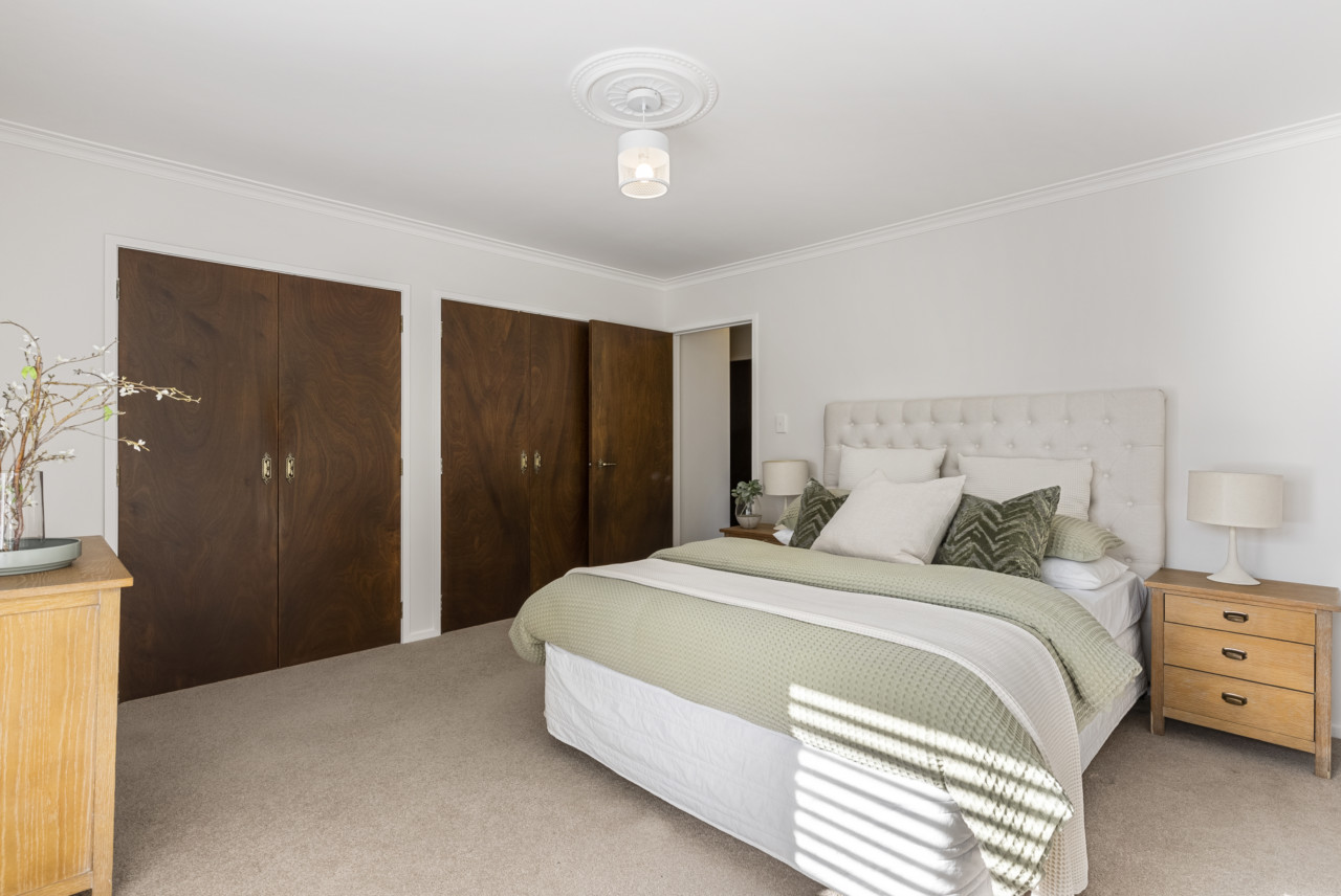 Master Bedroom with His and Hers Double Wardrobes